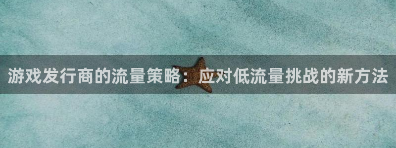 火狐电竞登录注册不了怎么回事：游戏发行商的流量策略：应对低流量挑战的新方法